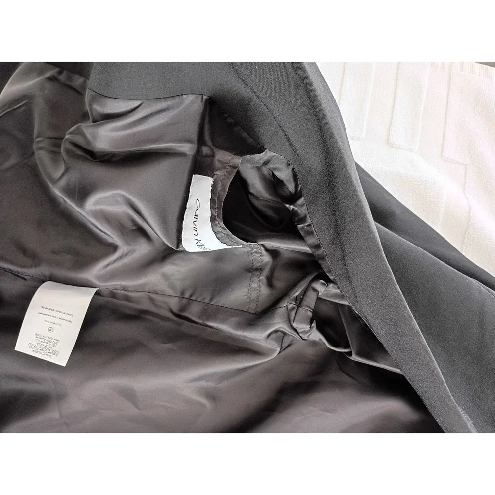 Calvin Klein Boys 12 Charcoal Gray Blazer‎ Suit Jacket Formal Wedding